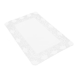 Centrino di Carta Traforato Bianco 14x24cm (250 Pezzi)