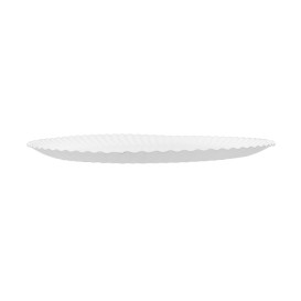 Piatto di Carta Tondo Bianco Ø23cm 450g/m² (50 Pezzi)