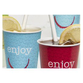 Bicchiere di Carta 16Oz/540ml "Enjoy" Ø9,0cm (1000 Pezzi)