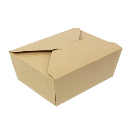 Contenitore di Cibo Kraft-Kraft 17x13,5x6,5cm 1.300ml (200 Pezzi)