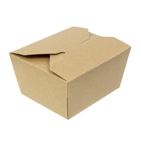 Contenitore di Cibo Kraft-Kraft 12x10,5x6,5cm 750ml (25 Pezzi)