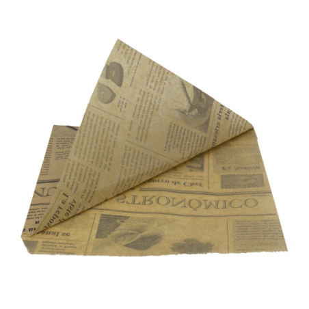 Sacchetto Carta Antigrasso Kraft Times 17x17cm (1.000 Pezzi)