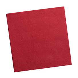 Tovagliolo di Airlaid Rosso 40x40cm (50 Pezzi)