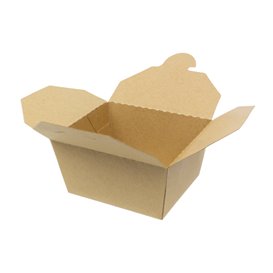 Contenitore di Cibo Kraft-Kraft 12x10,5x6,5cm 750ml (25 Pezzi)