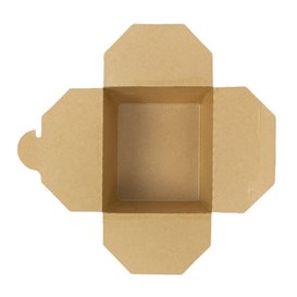 Contenitore di Cibo Kraft-Kraft 12x10,5x6,5cm 750ml (25 Pezzi)