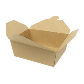 Contenitore di Cibo Kraft-Kraft 17x13,5x6,5cm 1.300ml (200 Pezzi)