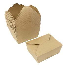 Contenitore di Cibo Kraft-Kraft 17x13,5x6,5cm 1.300ml (200 Pezzi)