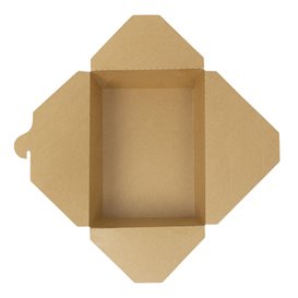 Contenitore di Cibo Kraft-Kraft 21,5x15,5x6,5cm 1.900ml (200 Pezzi)