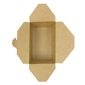 Contenitore di Cibo Kraft-Kraft 16x10x6,5cm 900ml (25 Pezzi)