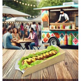 Porta Kraft Hot Dog 17x5x3,5cm (100 Pezzi)