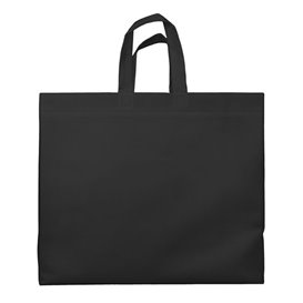 Sacchetto Non Tessuto PREMIUM Grande Nero 45+20x40cm (100 Pezzi)