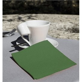 Tovagliolo di Carta micro-point Verde 20x20cm (100 Pezzi)