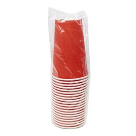 Tazza in cartone “Colori” rosso 600ml Ø9,4cm