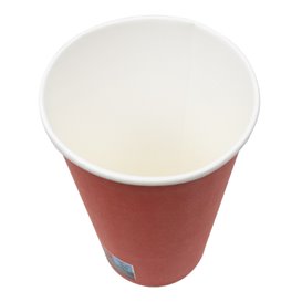 Tazza in cartone “Colori” rosso 600ml Ø9,4cm