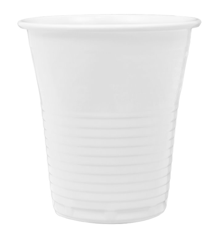 Vaso de Plastico PS Blanco 166ml  (100 unidades)