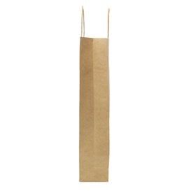 Sacchetti in Carta Kraft per Bottiglie 18+8x39cm (300 Pezzi)