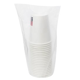 Bicchiere di Carta 6Oz/180ml Bianco Ø7,0cm (20 Pezzi)