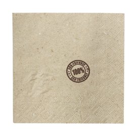 Tovagliolo da Cocktail di Carta Eco con Bordo 20x20cm 2S (3.200 Pezzi)