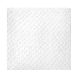 Tovagliolo da Cocktail di Carta Punta Punta 20x20cm 2S Bianco (2.400 Pezzi)