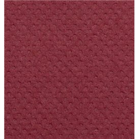 Tovagliolo da Cocktail di Carta Punta Punta 20x20cm Bordeaux (100 Pezzi)