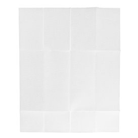 Tovagliolo Portaposate di Carta Micro Point 33x40cm Bianco (600 Pezzi)