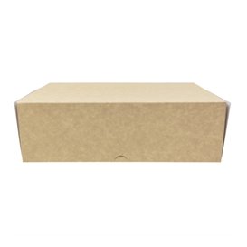 Scatola di Carta Pasticceria Cartone Kraft 25,8x18,9x8cm 2kg (240 Pezzi)