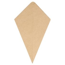 Cono di Carta Marrone 19,5cm 100g (500 Pezzi)