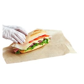 Carta Antigrasso Wrap Kraft in Dispenser 37,5x27cm (500 Pezzi)