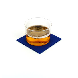 Tovagliolo di Carta Cocktail 20x20cm Blu (100 Pezzi)