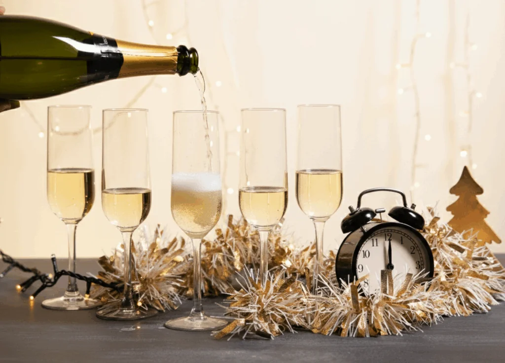 Scegli coppe da cava personalizzati per rafforzare il tuo marchio, distinguerti nelle tue celebrazioni ed elevare i brindisi di Fine Anno.